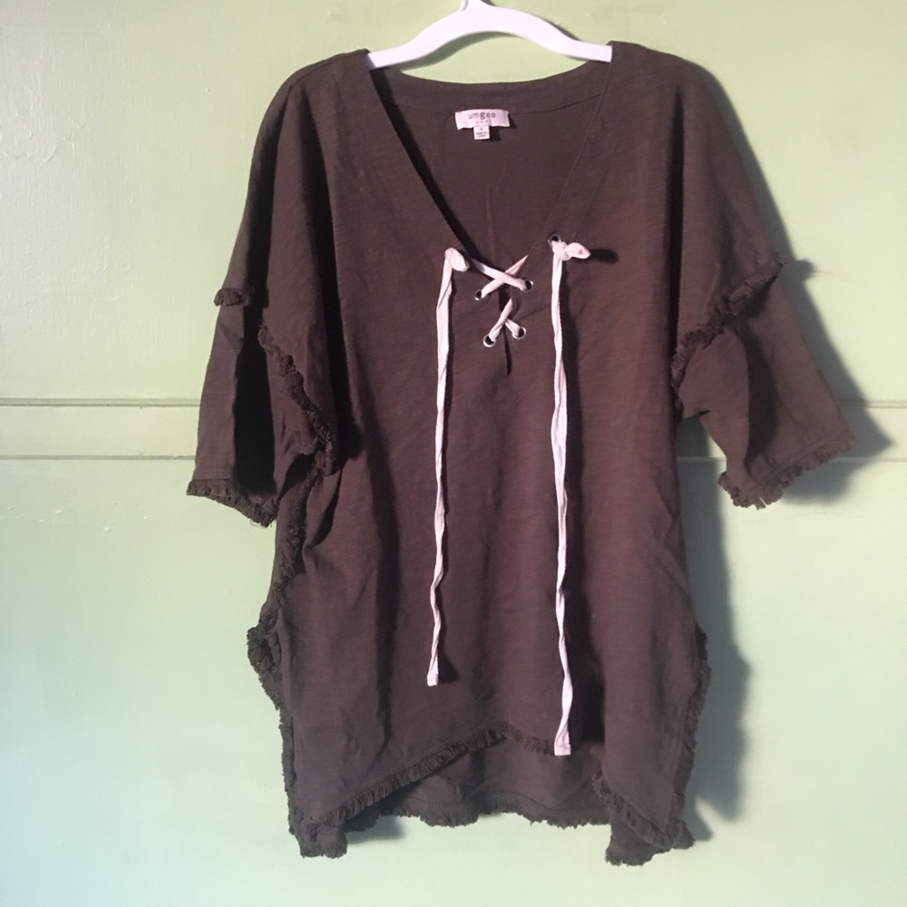 Umgee Army Green blouse
